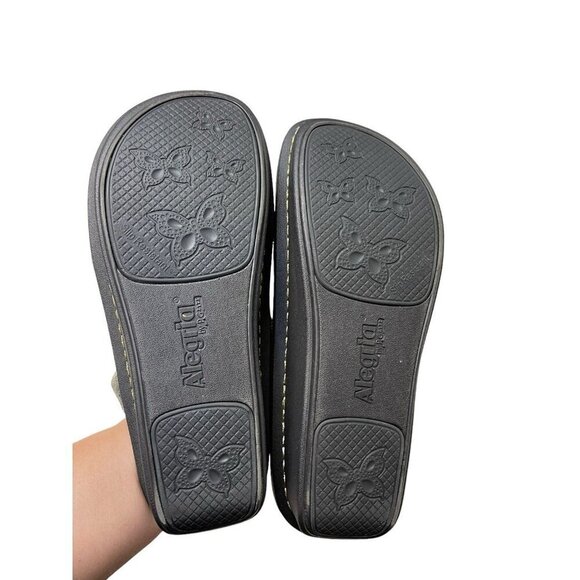 Alegria Keara Fawn Fancy Wedge Comfort Sandals Leather Size 39 US 8.5-9 - Picture 7 of 9